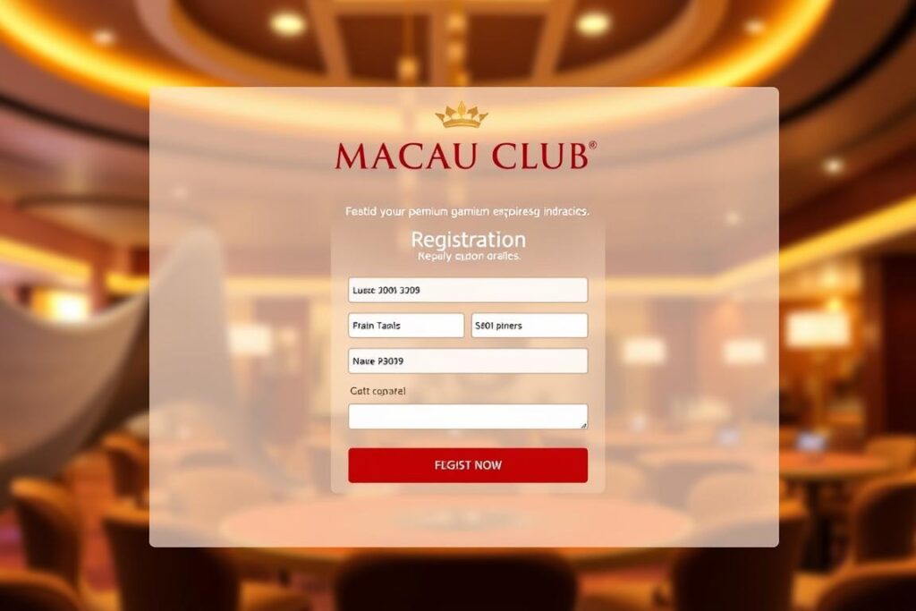 Đăng ký tài khoản Macau Club Đăng ký tài khoản Macau Club